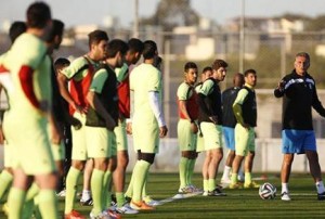 شروع تمرینات حسینی با تیم ملی