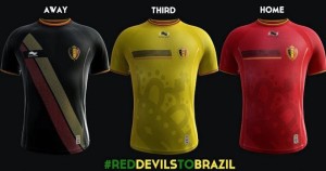 Belgium 2014 world cup kits