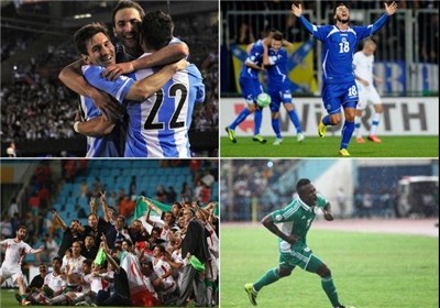 پیشرفت رقبای تیم ملی ایران در جام جهانی