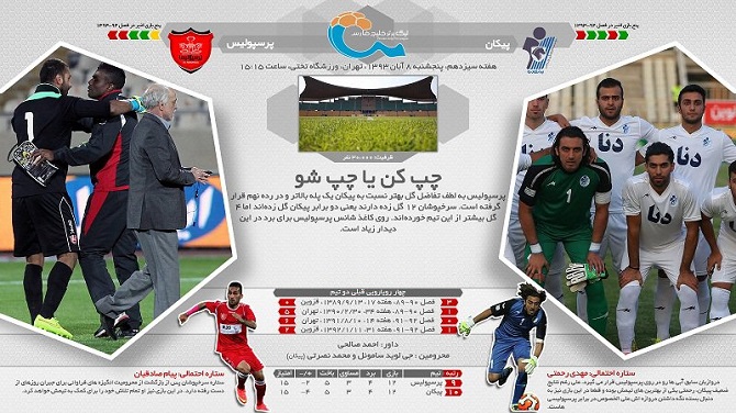 پیش بازی پیکان - پرسپولیس/ چپ کن یا چپ شو!